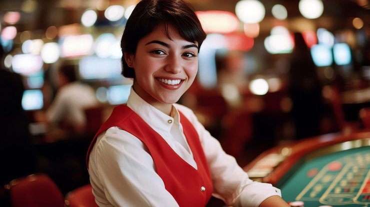 Meja American Roulette live dealer di j77asia